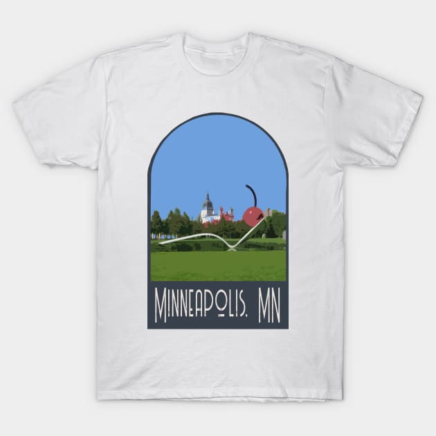 Minneapolis, Minnesota Decal T-Shirt by zsonn